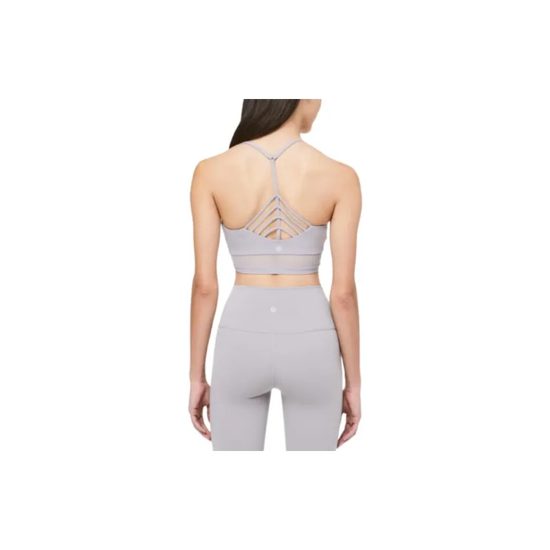 Lululemon Get Strappy Sports Underwear Women's Purple Gray-1