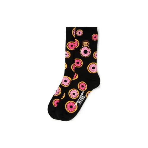 A BATHING APE Men Mid-Calf Socks