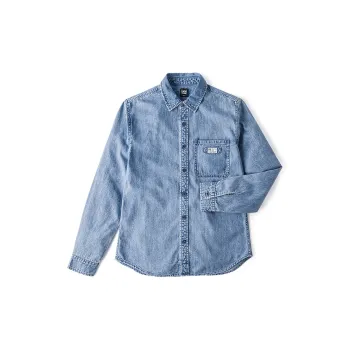 Lee Denim Shirt Men's Light Blue