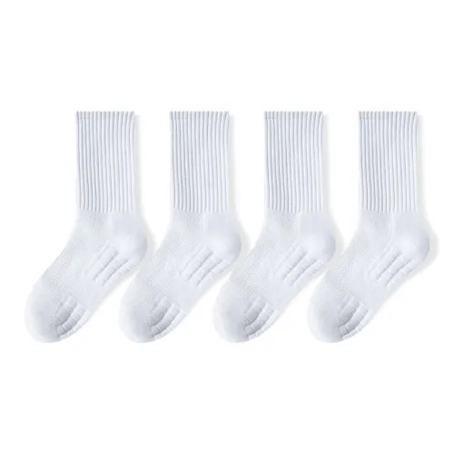 Moremoli Mid Calf Socks Men's 4 Pack