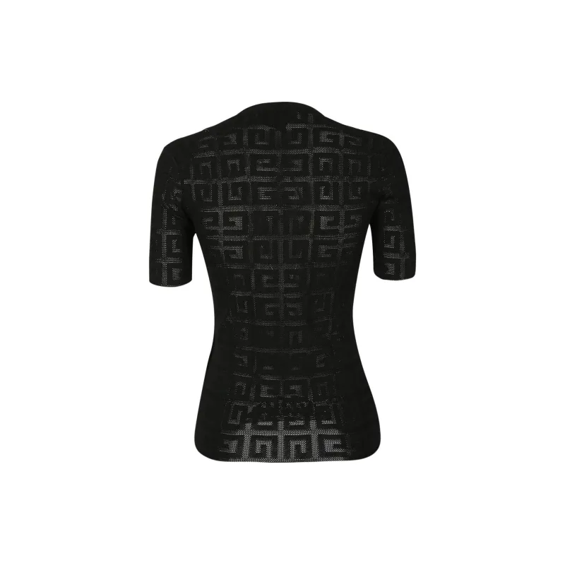 Givenchy 4G motif Jacquard T shirt-1
