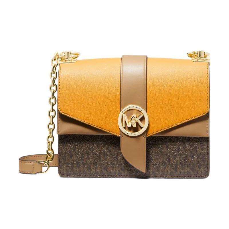 MICHAEL KORS Greenwich Artificial Leather With Cow Leather Crossbody Bag, Shoulder Bag Small Size Women's-4