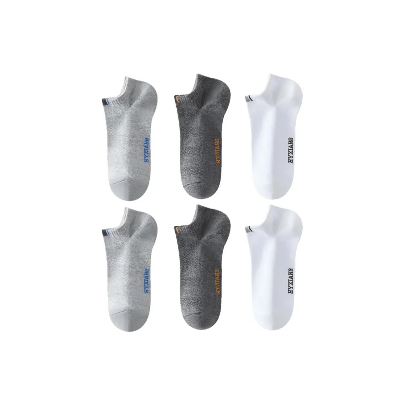 H YXIANG Ankle Socks Men's 6 Pack-9