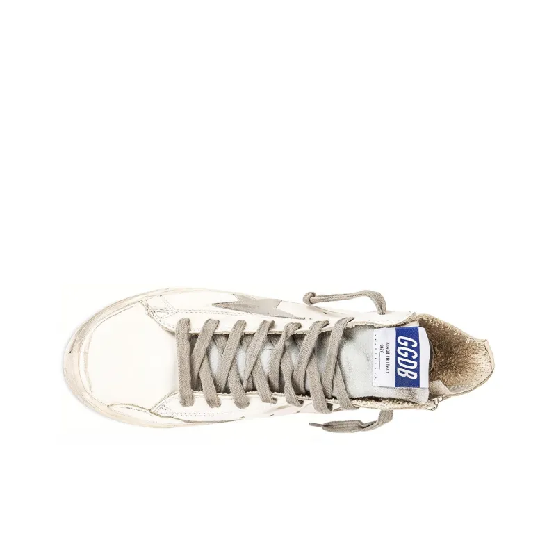 Golden Goose Francy Silver Star White Silver Women's-3