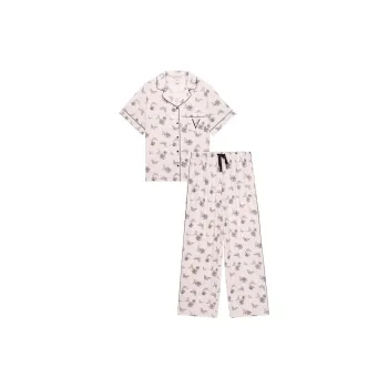 Victoria's Secret Pajama Set Women's Ink Wash Pink