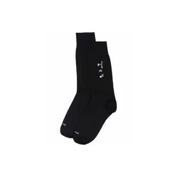 OFF WHITE Drowning Man Logo Socks Black White
