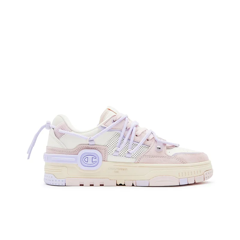 Champion Bumper V1 Headphone Shoes Low Top Skateboard Shoes Women's Light Pink-1