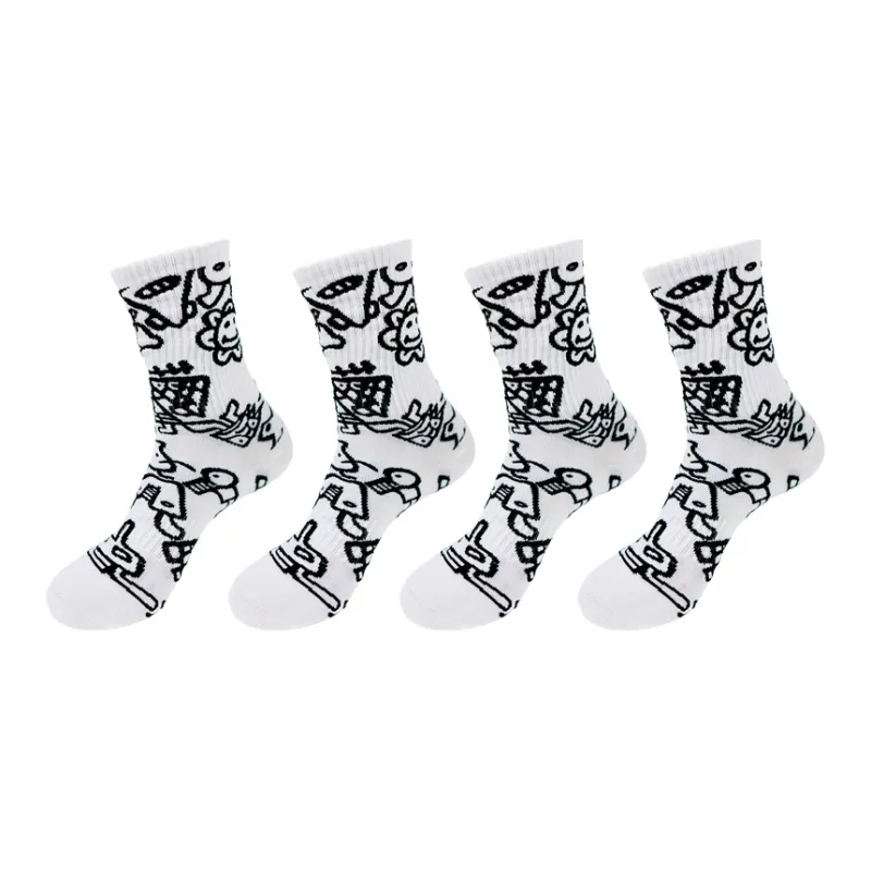 BTK Mid Calf Socks Unisex 4 Pack-1