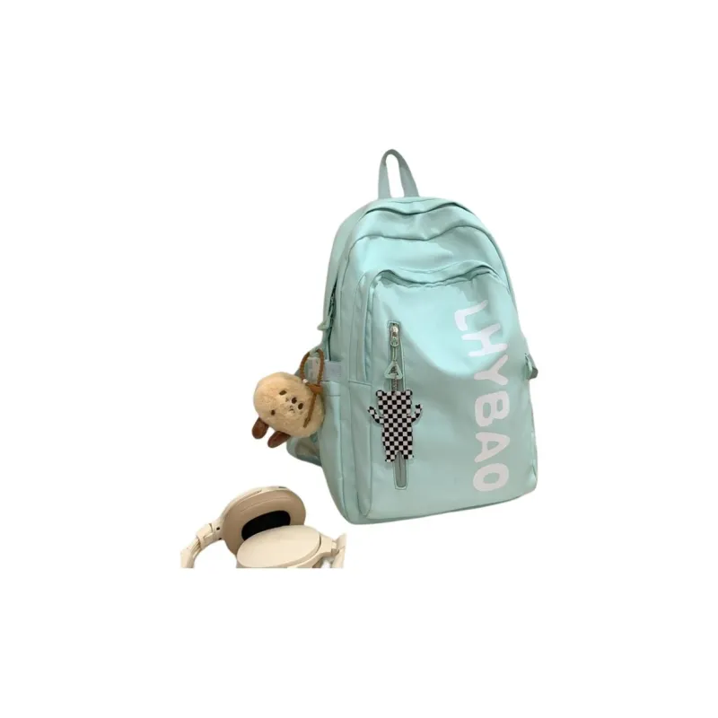 BALANG Nylon Backpack Regular Women's Black/White/Pink/Yellow/Blue-14