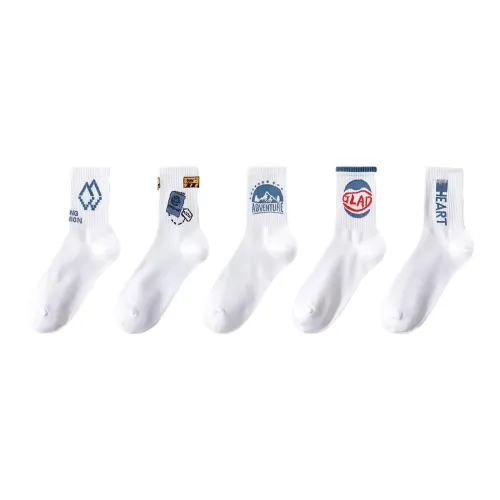 MIIOW Men Mid-Calf Socks