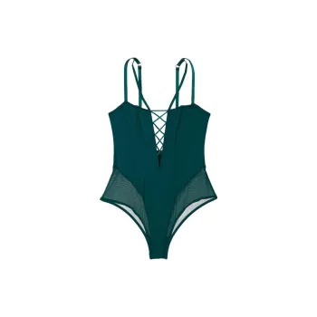 Victoria's Secret Bodysuits Women's Ivy Green