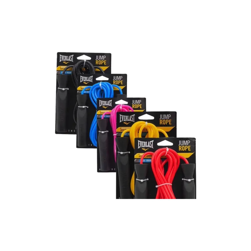 Everlast Professional Racing Non Countable Jump Ropes Adults Plastic Controller, Rubber Cord 2.7m-1