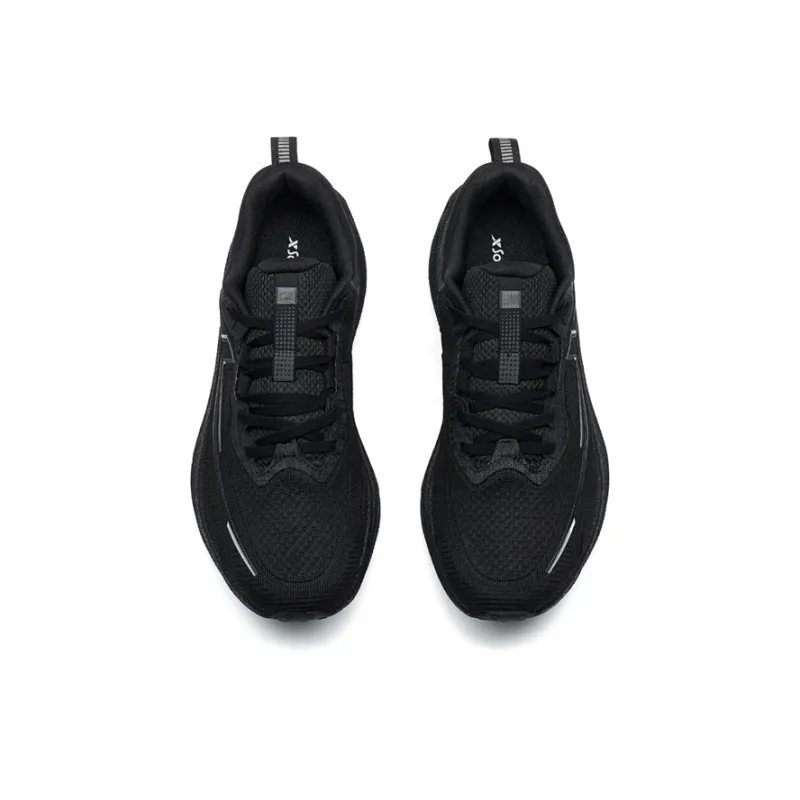 XTEP Cushioning, Wear Resistant Low Top Running Shoes Men's Black-4