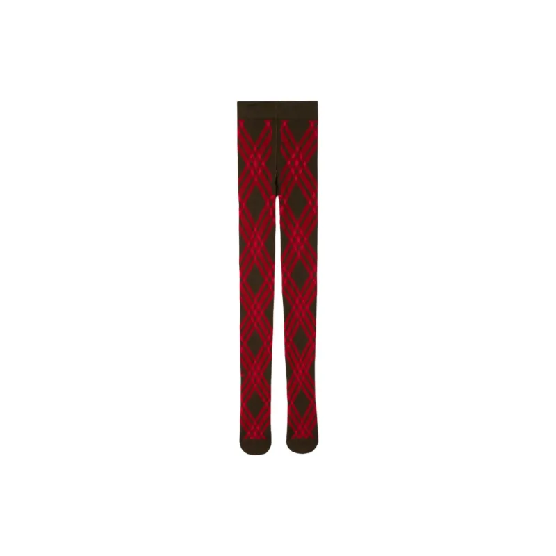 Burberry Check-pattern Tights-0
