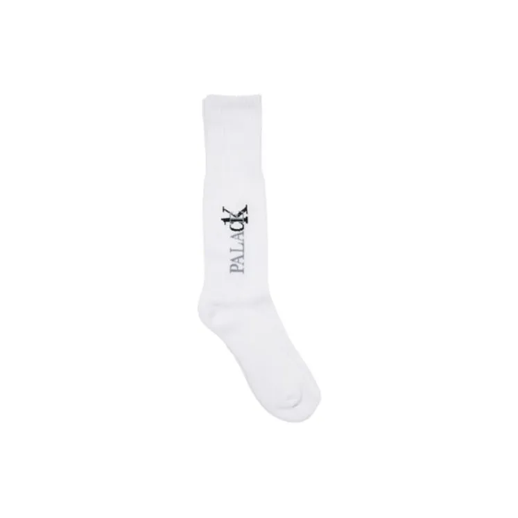 PALACE X Calvin Klein Socks 'Classic White'-1