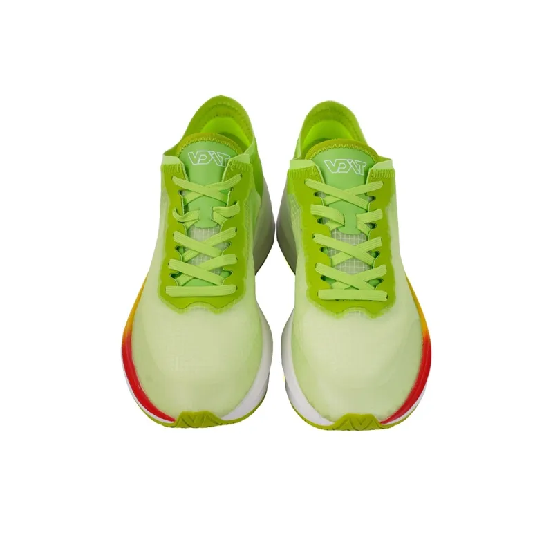 VOIT Cushioning Coverage Rebound Abrasion Resistant Breathable Slip Resistant Low Top Running Shoes Men's Neon Green-3