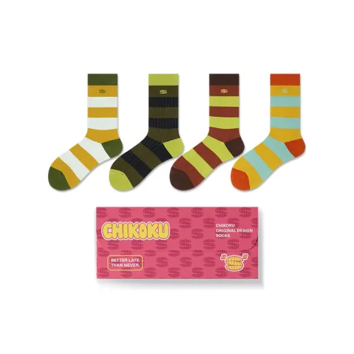 CHIKOKU Women's Mid-Calf Socks