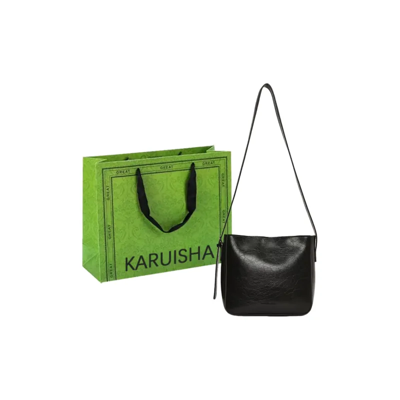 KARUISHA PU Bucket Bag, Crossbody Bag, Shoulder Bag Women's White/Silver/Black/Pink-9
