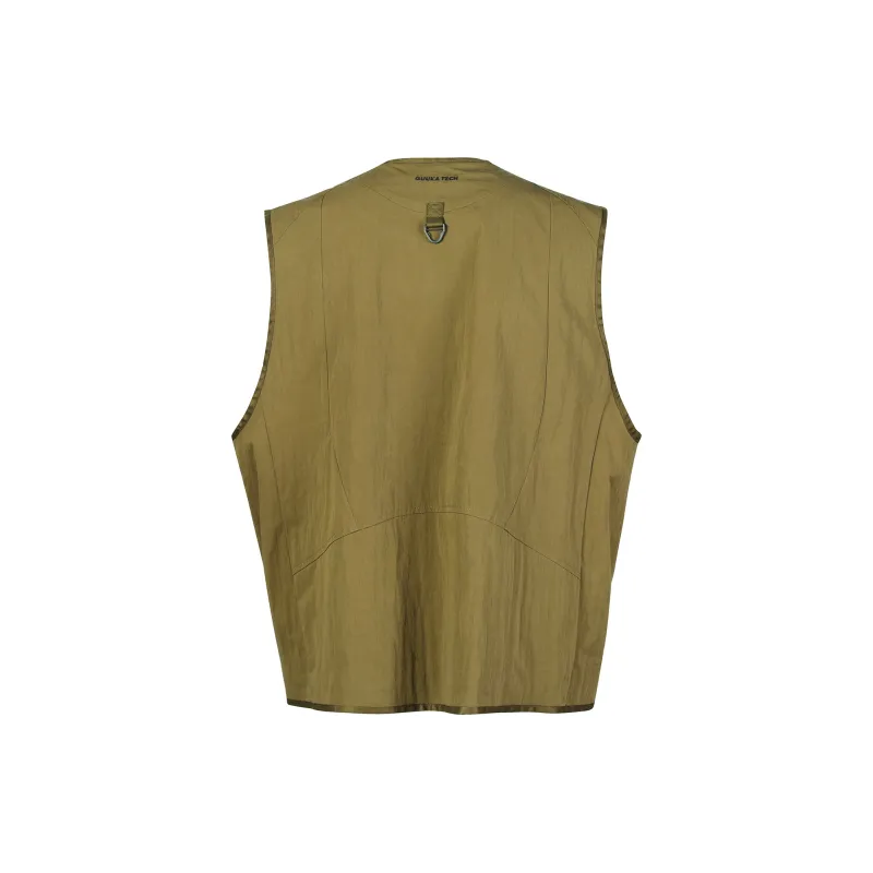 GUUKA TECH Vests Unisex Khaki-1