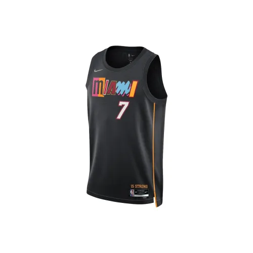 NBA Miami Heat Basketball Jerseys Men Black