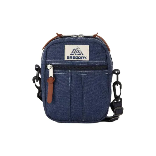 GREGORY Nylon Shoulder Bag Crossbody Bag Medium Size Unisex Denim Blue