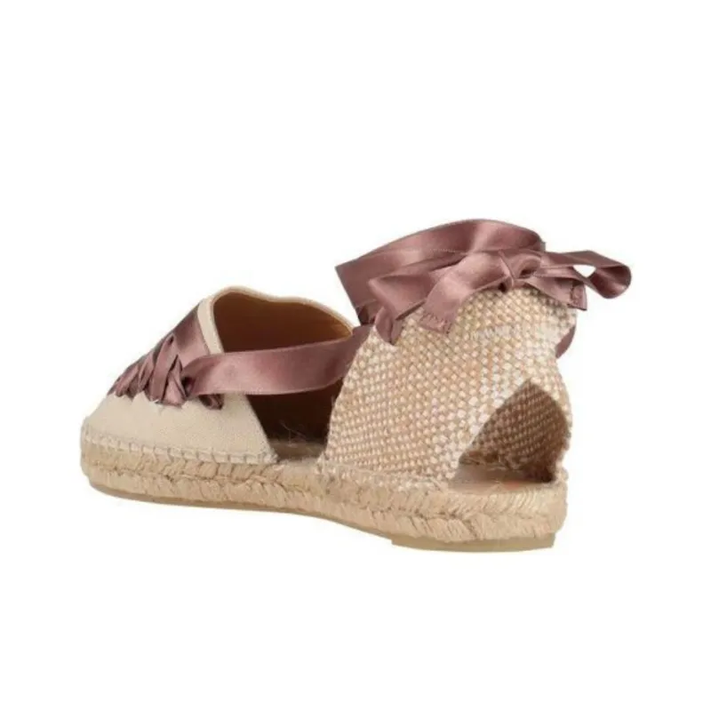 Castañer Espadrilles Women's Beige Red-3