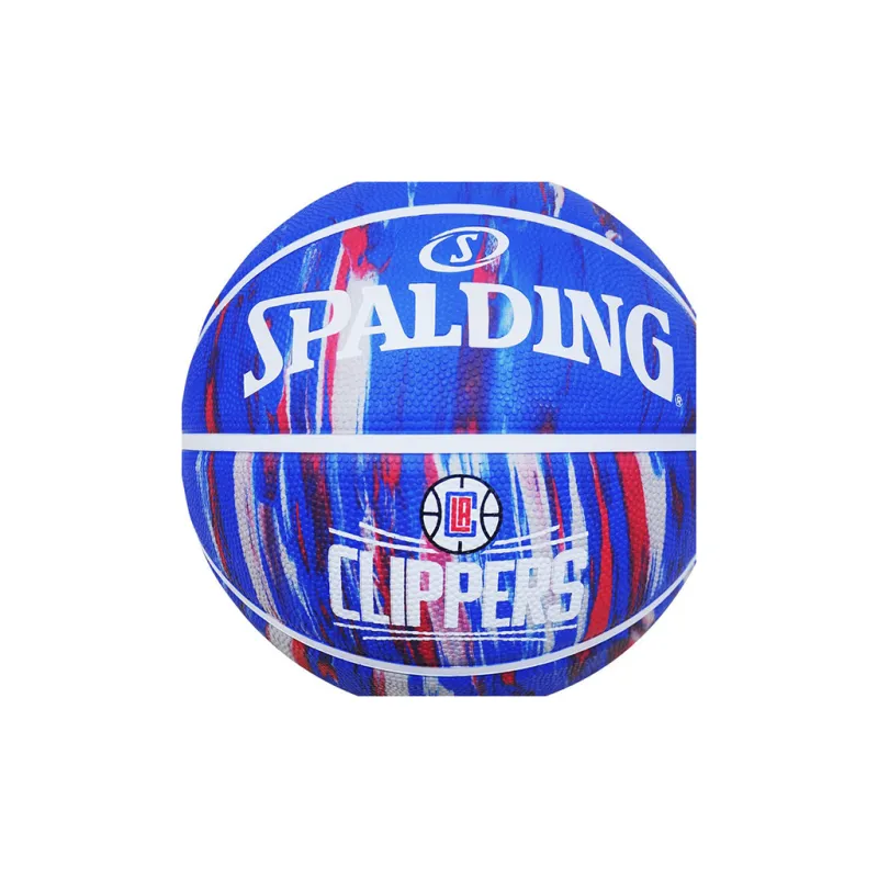 SPALDING Rubber Basketball Blue Size 7 Training-3