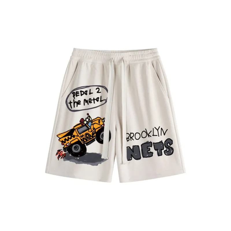 AFTER SCHOOL SPECIAL Casual Shorts Unisex Apricot-1