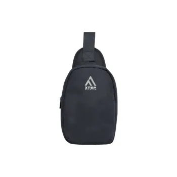 XTEP Nylon Sling Bag Regular Unisex Black