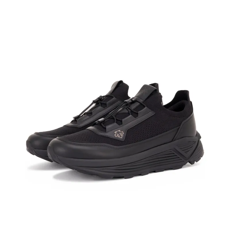DESCENTE Abrasion Resistant Low Top Casual Shoes Men's Black-1
