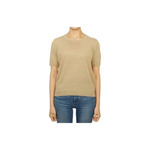 MaxMara Studio T-Shirts Women's Khaki