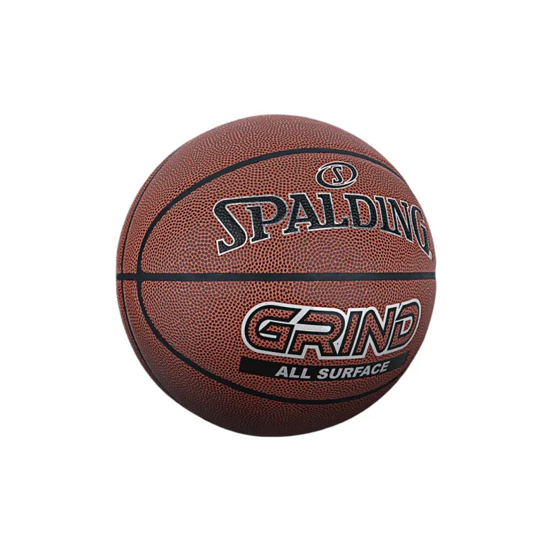SPALDING PU Basketball Black Brown Size 7 Ball Training Unisex-3