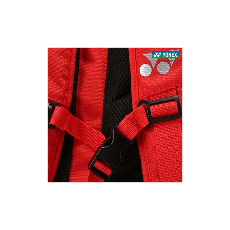 YONEX Badminton Racket Bags 2 Pcs Pack Sporty Style Backpack Pogo Red Unisex-1