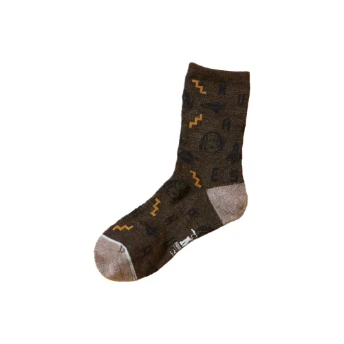 Mizuno x PEANUTS Breath Thermo Mid-Calf Socks Women's 1 Pack Tan
