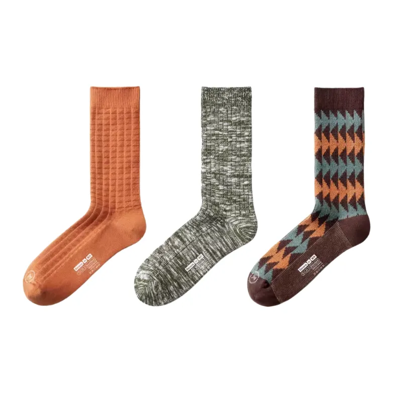 Bananain Mid Calf Socks Men's 3 Pack-2