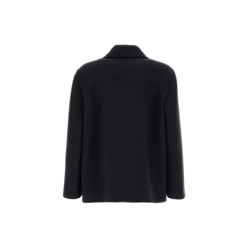 Valentino Double Breasted Long Sleeved Coat-1