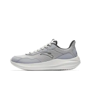 Anta Slip Resistant, Abrasion Resistant, Lightweight Low Top Casual Running Shoes Men's Gray