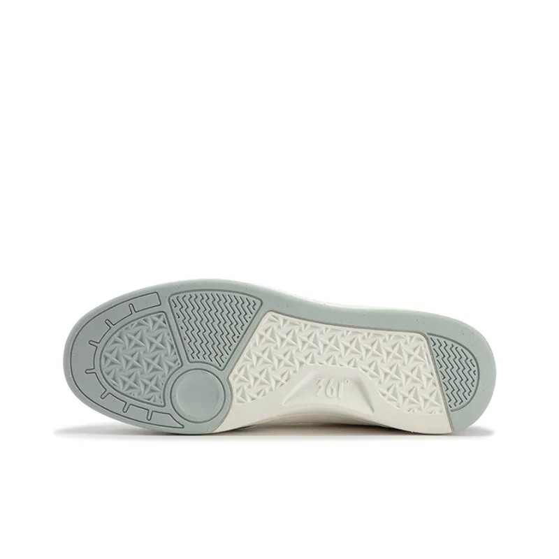 361° Air Force One Anti Slip Wear Resistant Mid Top Skateboard Shoes Women's Gray-4