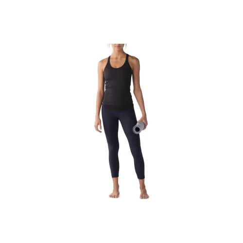 Lululemon Ebb To Street Sleeveless Sports Shirts Women's Black