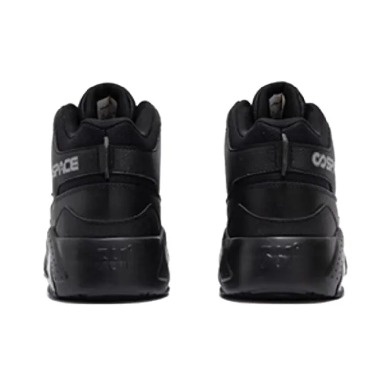 361° Anti-Slip Wear-Resistant High-Top Casual Shoes Men's Black Gray-3