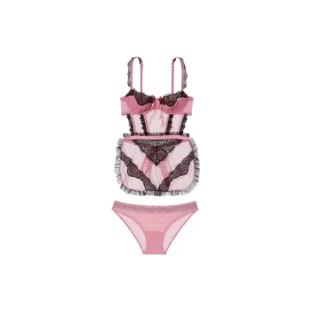 Victoria's Secret Underwear Set Women's Rose Purple