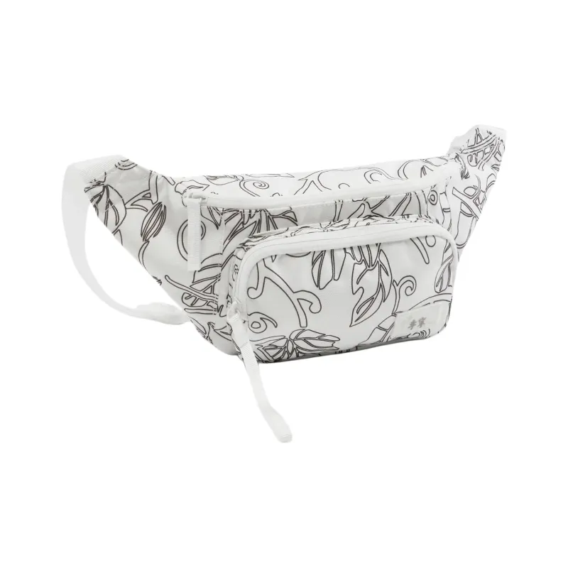 LiNing Chinese Culture Series Polyester Sling Bag Regular Unisex White All Over Print-1