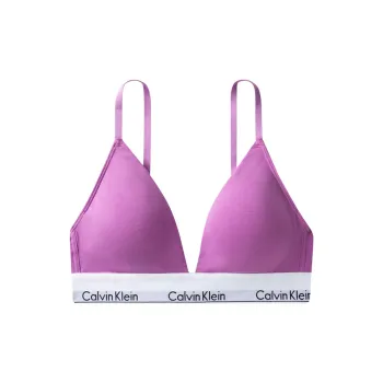 CALVIN KLEIN Chic Modern Collection Bra Women's Cardamom Purple