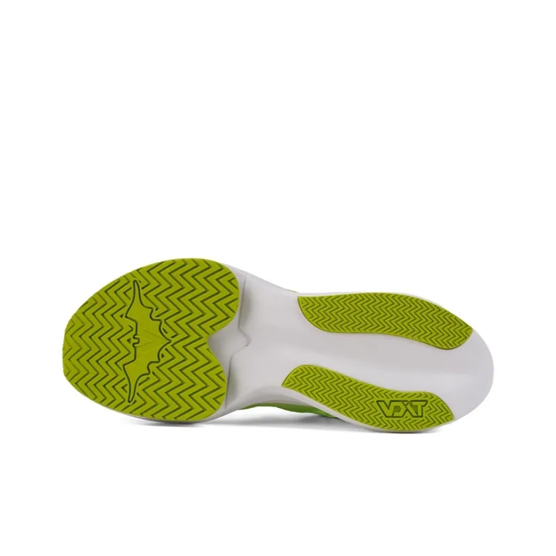 VOIT Cushioning Coverage Rebound Abrasion Resistant Breathable Slip Resistant Low Top Running Shoes Men's Neon Green-5