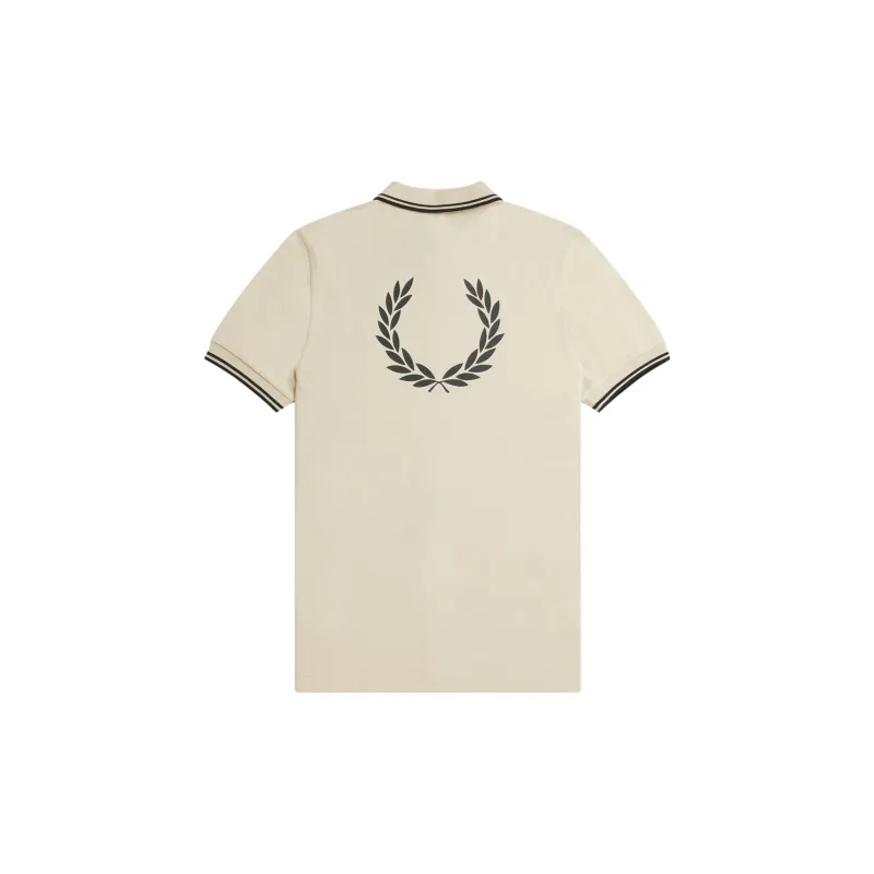 FRED PERRY Logo embroidered Cotton Polo Shirt-1