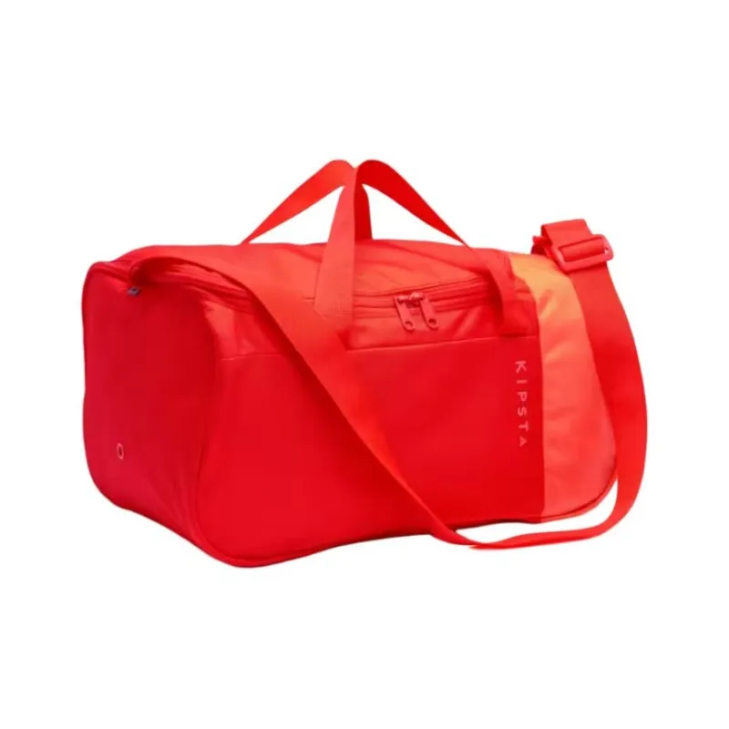 DECATHLON Polyester Gym Bag Women's Coral Red With Coral Pink Red-1
