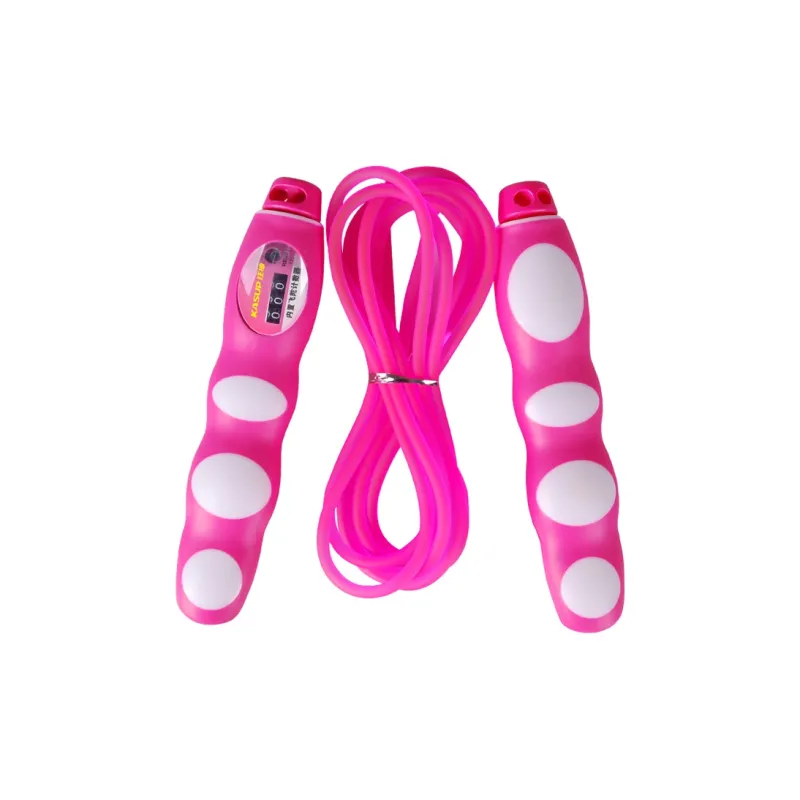 KASUP Sports & Fitness Mechanical Counting Jump Ropes Students Handle Material Plastic, Rope Material Rubber 2.75m-1