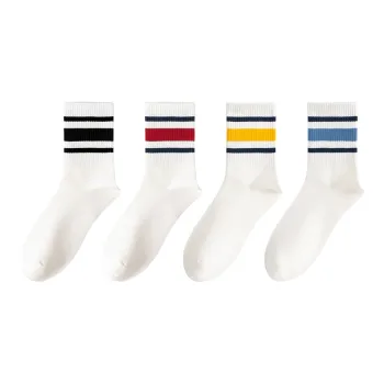 MIIOW Mid Calf Socks Men's 4 Pack