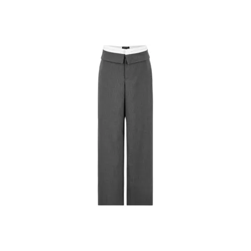 URBAN REVIVO Casual Pants Women's Cool Gray