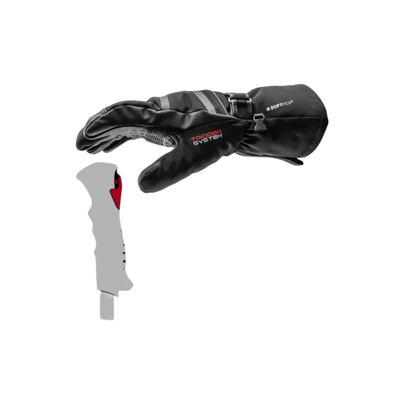 LEKI Ski Gloves Sweat-Resistant Water-Resistant Wear-Resistant Breathable Warm Gloves-3